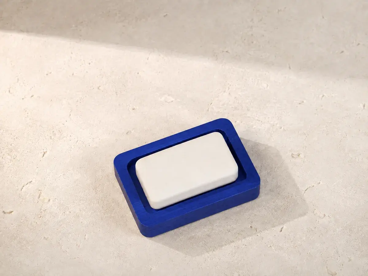 Soap Dish, Blue, illustrative finish preview, reference configuration