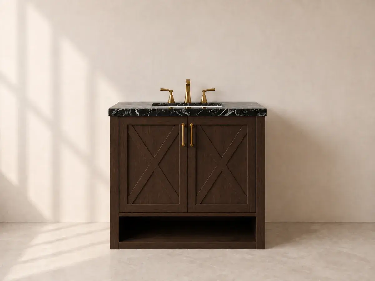 Cutchogue, 36 inches, Dark Walnut, illustrative finish preview, reference configuration