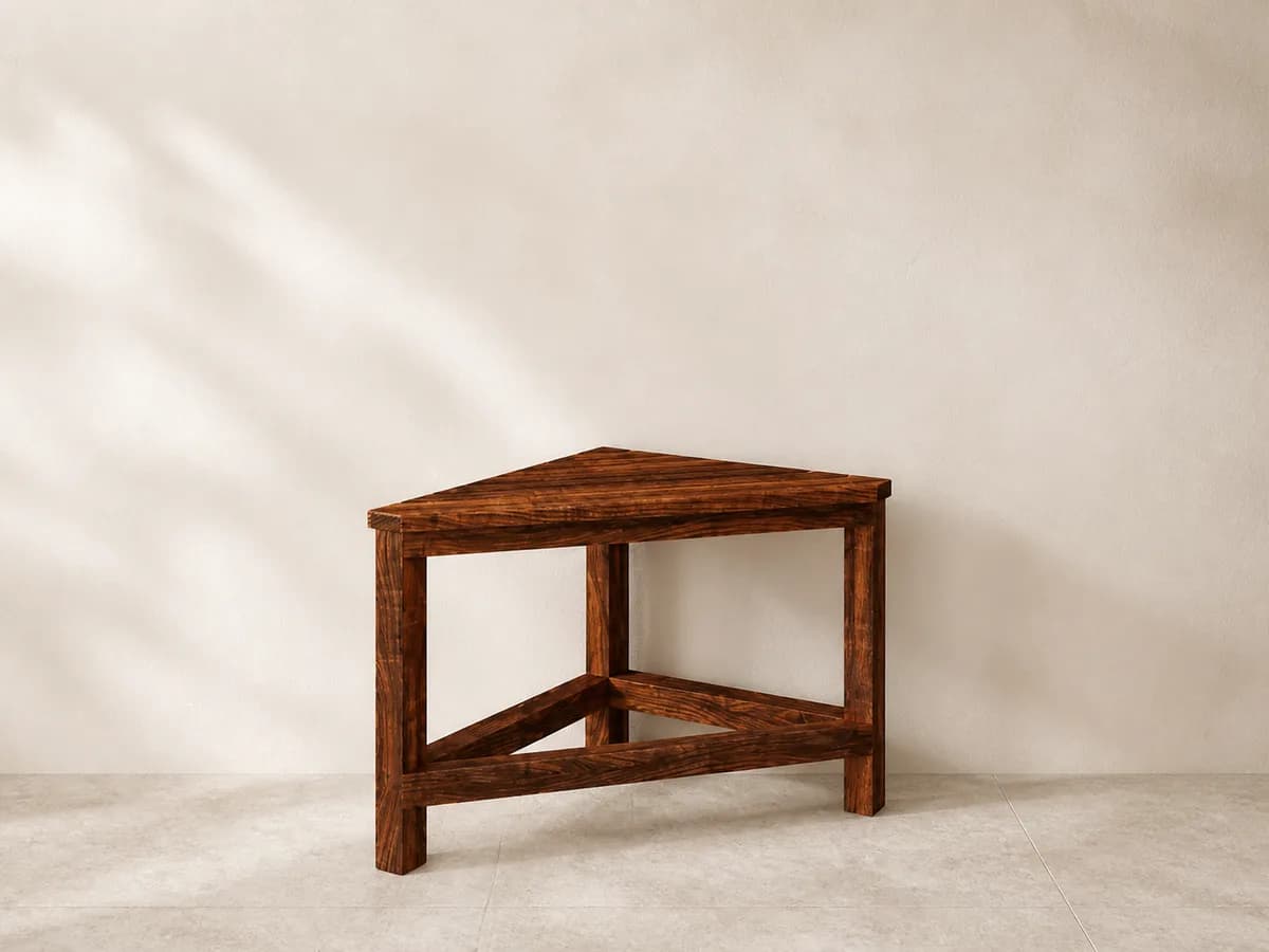 Corner Shower Bench bathroom accessory, reference image