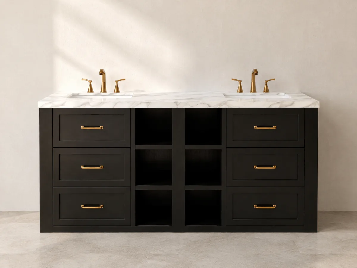 Shelter Island bathroom vanity cabinet, reference image