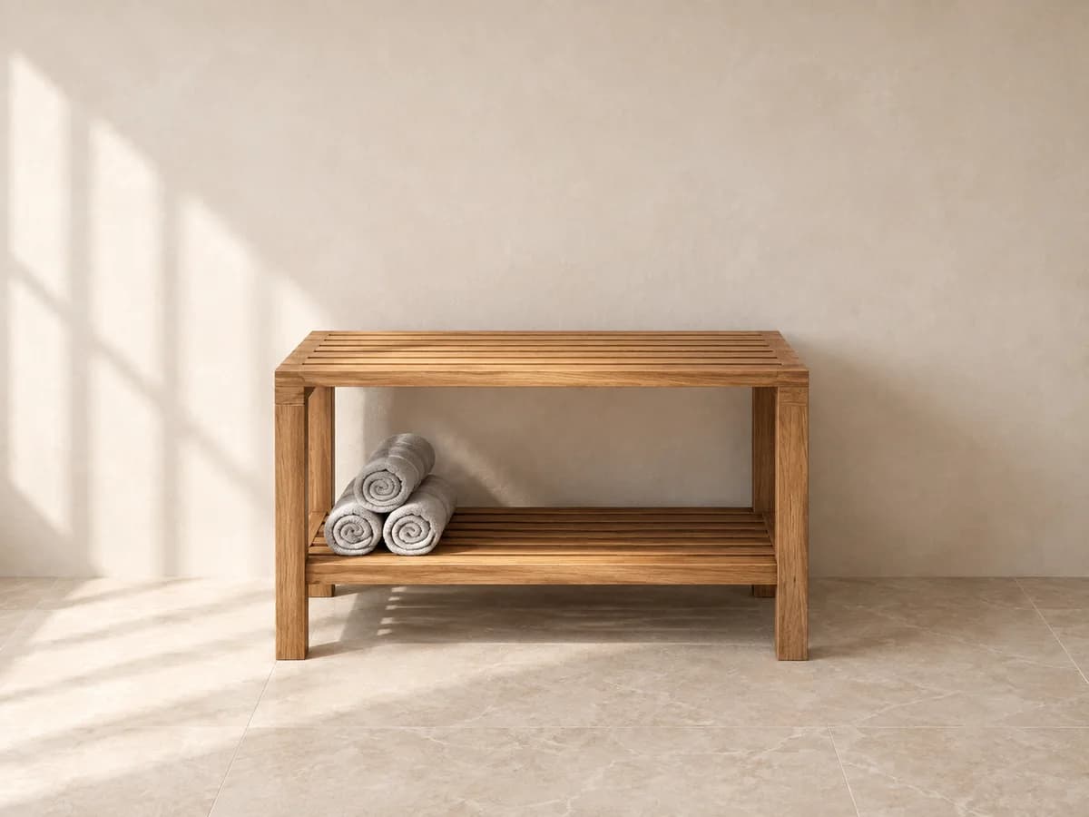 Shower Bench bathroom accessory, reference image
