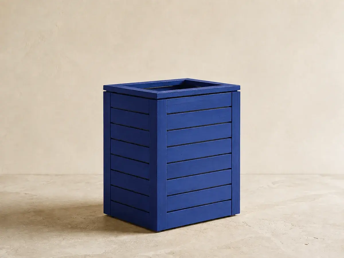 Waste Bin, Blue, illustrative finish preview, reference configuration