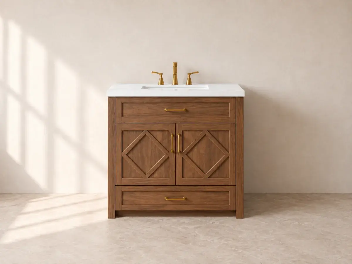Greenport, 36 inches, Light Walnut, illustrative finish preview, reference configuration